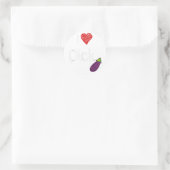 Cooler Gay Pride Zitat I Liebe Dick Funny Gay Prid Runder Aufkleber (Tasche)
