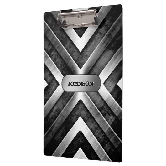 Cooler gebürsteter dunkles klemmbrett (Links)