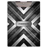 Cooler gebürsteter dunkles klemmbrett (Vorderseite)