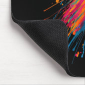 Cooler Geburtstag Farbige Gefärbte Krawatte Farbpa Mousepad (Ecke)