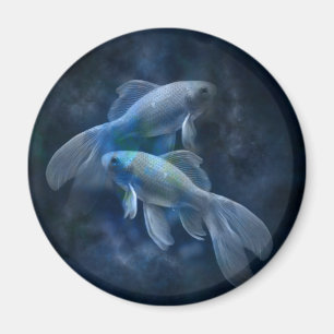Cooler Geistergoldfisch Magnet