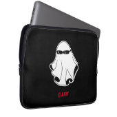Cooler Ghost mit schwarzer Sonnenbrille iPad Smart Laptopschutzhülle (Vorne Rechts)