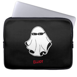 Cooler Ghost mit schwarzer Sonnenbrille iPad Smart Laptopschutzhülle
