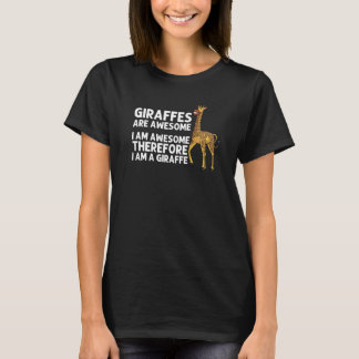 Cooler Giraffe Für Männer Frauen Tier Wildtier Zoo T-Shirt