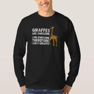 Cooler Giraffe Für Männer Frauen Tier Wildtier Zoo T-Shirt