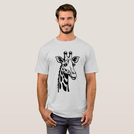 Cooler Giraffe-T - Shirt (Vorne ganz)