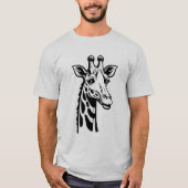 Cooler Giraffe-T - Shirt (Vorderseite)