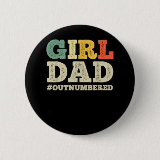 Cooler Girl-Vater für Männer Vater Super Proud Vat Button
