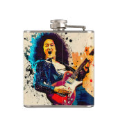 Cooler Gitarrenrock Flachmann (Rückseite)