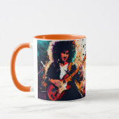 Cooler Gitarrenrock Tasse (Links)