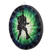 Cooler Gitarrenspieler Dartscheibe (Vorderseite rechts)