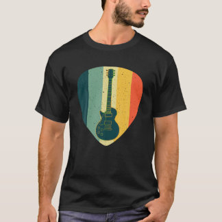 Cooler Gitarrenspieler für Männer Vintage Basslehr T-Shirt