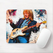 cooler Gitarrist Mousepad (Mit Mouse)