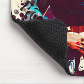 cooler Gitarrist Mousepad (Ecke)