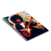 cooler Gitarrist Notizblock (Rechte Seite)