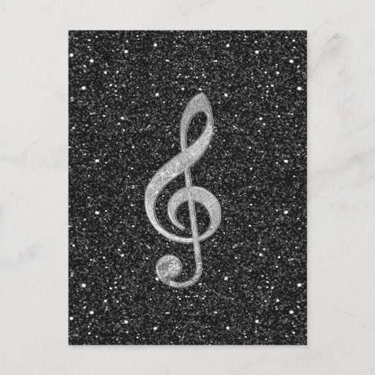 Cooler Glitzer-Glanz-Effekt Postkarte (Vorderseite)