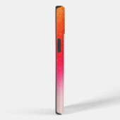 Cooler Glitzer Ombre Rose Gold Monogram Case-Mate iPhone Hülle (Rückseite / Rechts)