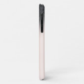 Cooler Glitzer Ombre Rose Gold Monogram Case-Mate iPhone Hülle (Hinten/Links)