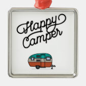 ***COOLER GLÜCKSCAMPER*** FUN JEDERZEIT ORNAMENT AUS METALL (Vorne)