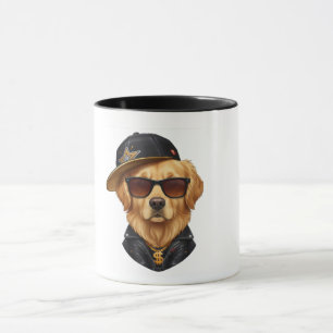 cooler Golden Retriever Hip-Hop Urban Streetwear  Tasse