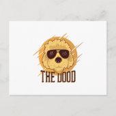 Cooler Goldendoodle Hund Postkarte (Vorderseite)