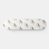 Cooler Goldlehrer der monatlichen Lehrerbewertung Skateboard (Horizontal)