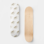 Cooler Goldlehrer der monatlichen Lehrerbewertung Skateboard (Vorderseite)