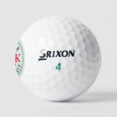 Cooler Golfball mit seinem Namen (Logo)