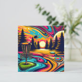 Cooler Golfplatz bei Sunset (Stehend Vorderseite)