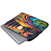 Cooler Golfplatz bei Sunset Laptopschutzhülle (Vorne Knopf)