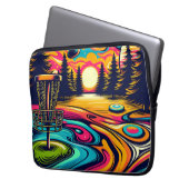 Cooler Golfplatz bei Sunset Laptopschutzhülle (Vorderseite Links)