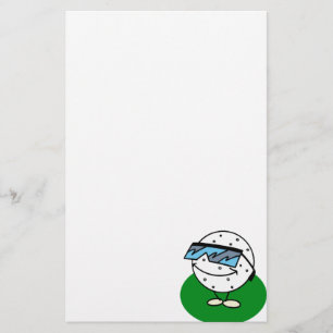 Cooler Golfspieler Briefpapier