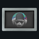 Cooler Gorilla-Gürtelschnalle Rechteckige Gürtelschnalle<br><div class="desc">Cooler Gorilla-Gürtelschnalle</div>