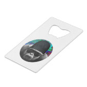 Cooler Gorilla Kreditkartenöffner Geldbeutel Flaschenöffner (Rückseite Schrägansicht)