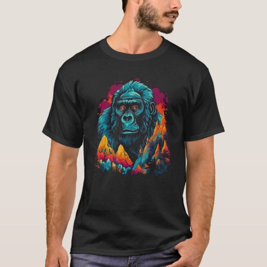 Cooler Gorilla T-Shirt (Vorderseite)
