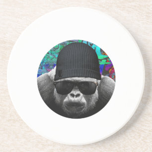 Cooler Gorilla-Untersetzer Getränkeuntersetzer