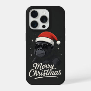 Cooler Gorilla-Weihnachten Lustiges Xmas Gorilla-F iPhone 15 Pro Hülle