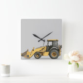 Cooler Grabbagger Quadratische Wanduhr (Zuhause)