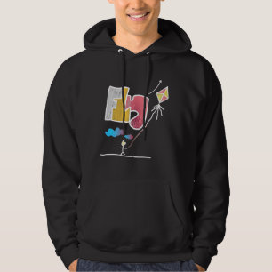 Cooler Graffiti-Flying Kite Hoodie