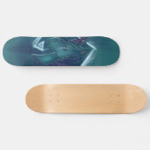 Cooler Graffiti Unicorn Skateboard (Horizontal)