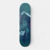 Cooler Graffiti Unicorn Skateboard (Vorderseite)