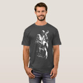Cooler Grafik-Jazz-Liebhaber Upright Bass Player T-Shirt (Vorne ganz)