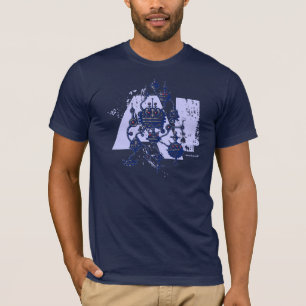 Cooler Grafik-T - Shirt der künstlichen