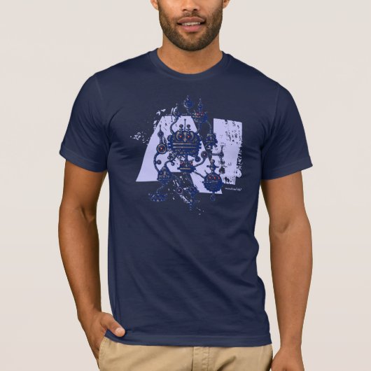 Cooler Grafik-T - Shirt der künstlichen (Vorderseite)
