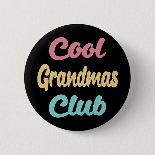 Cooler Grandmas-Club II Button (Vorderseite)