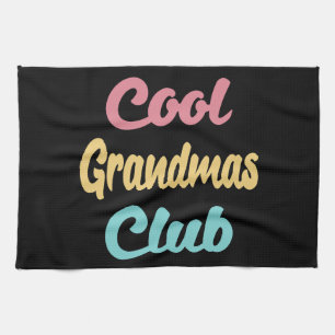 Cooler Grandmas-Club II Geschirrtuch