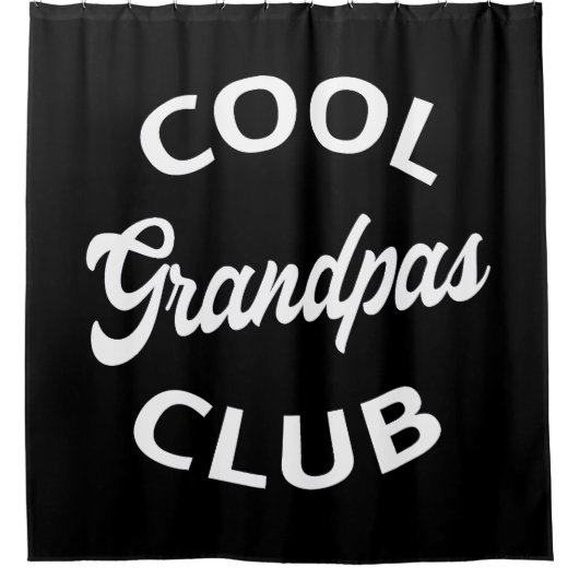 Cooler Grandpas-Club I Duschvorhang (Vorderseite)