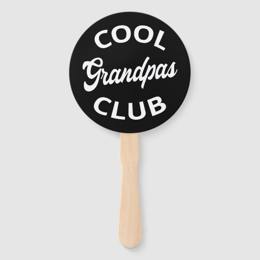Cooler Grandpas-Club I Fächer (Vorderseite)