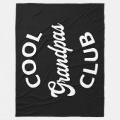Cooler Grandpas-Club I Fleecedecke (Vorderseite)