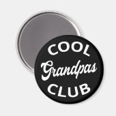 Cooler Grandpas-Club I Magnet (Vorderseite/Rückseite)